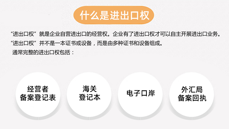 青島企業進出口權代理公司